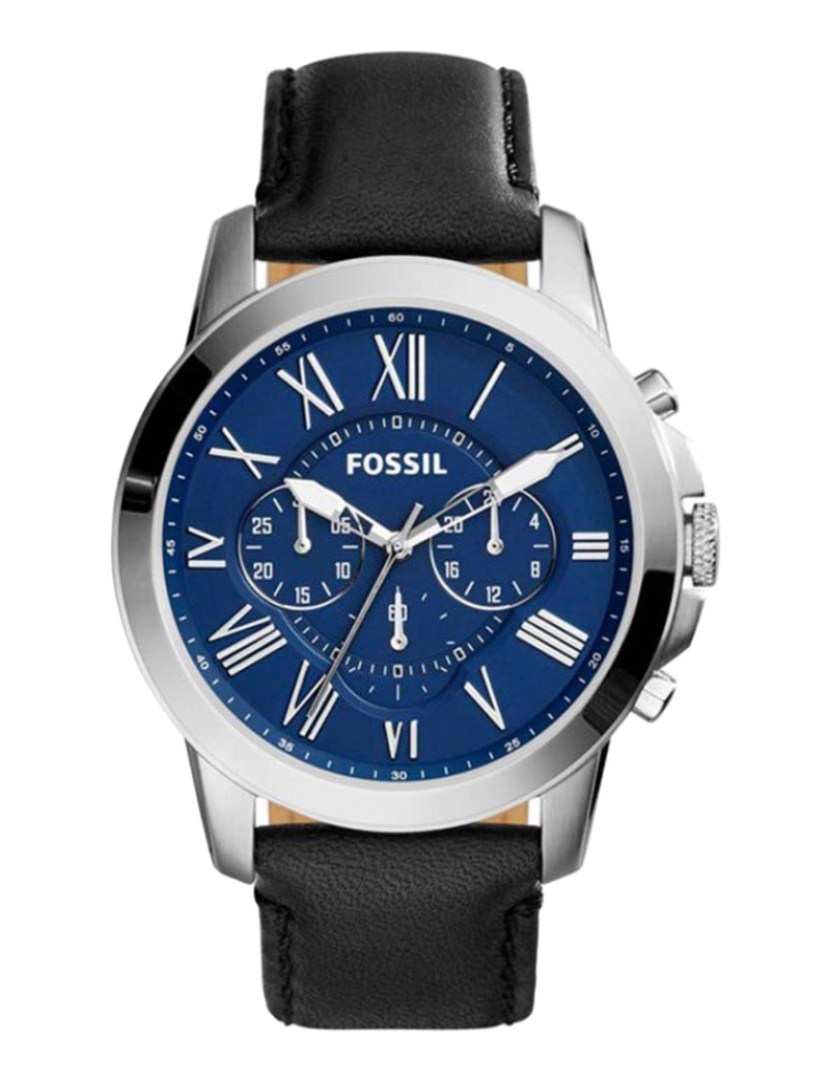 Fossil - Relógio Homem Grant Preto e Azul