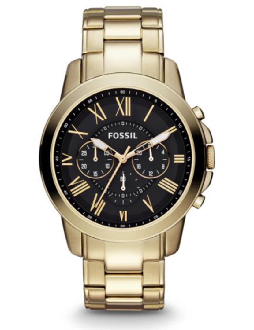 Fossil - Relógio Homem Dourado