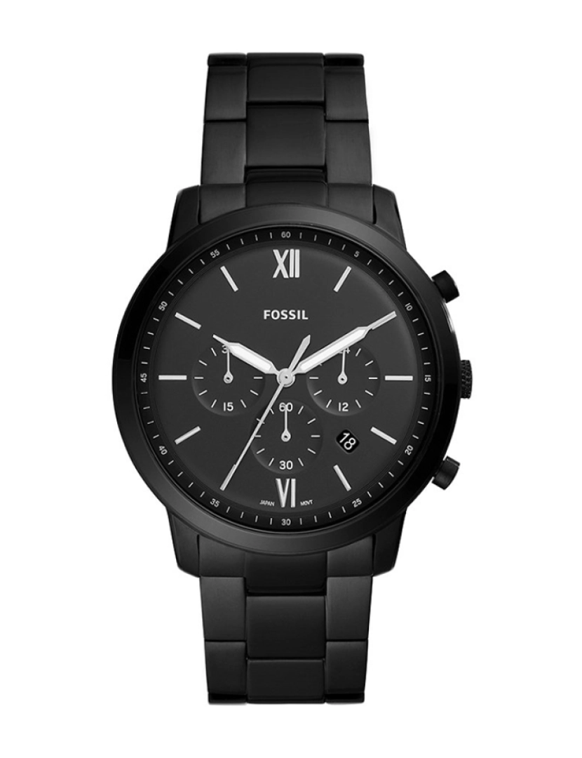 Fossil - Relógio Fossil Neutra Chronograph Homem Preto