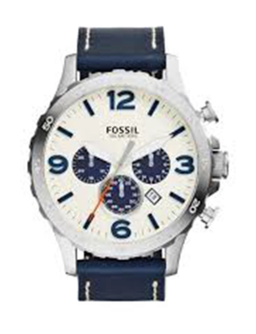 Fossil - Relógio Homem Branco e Azul