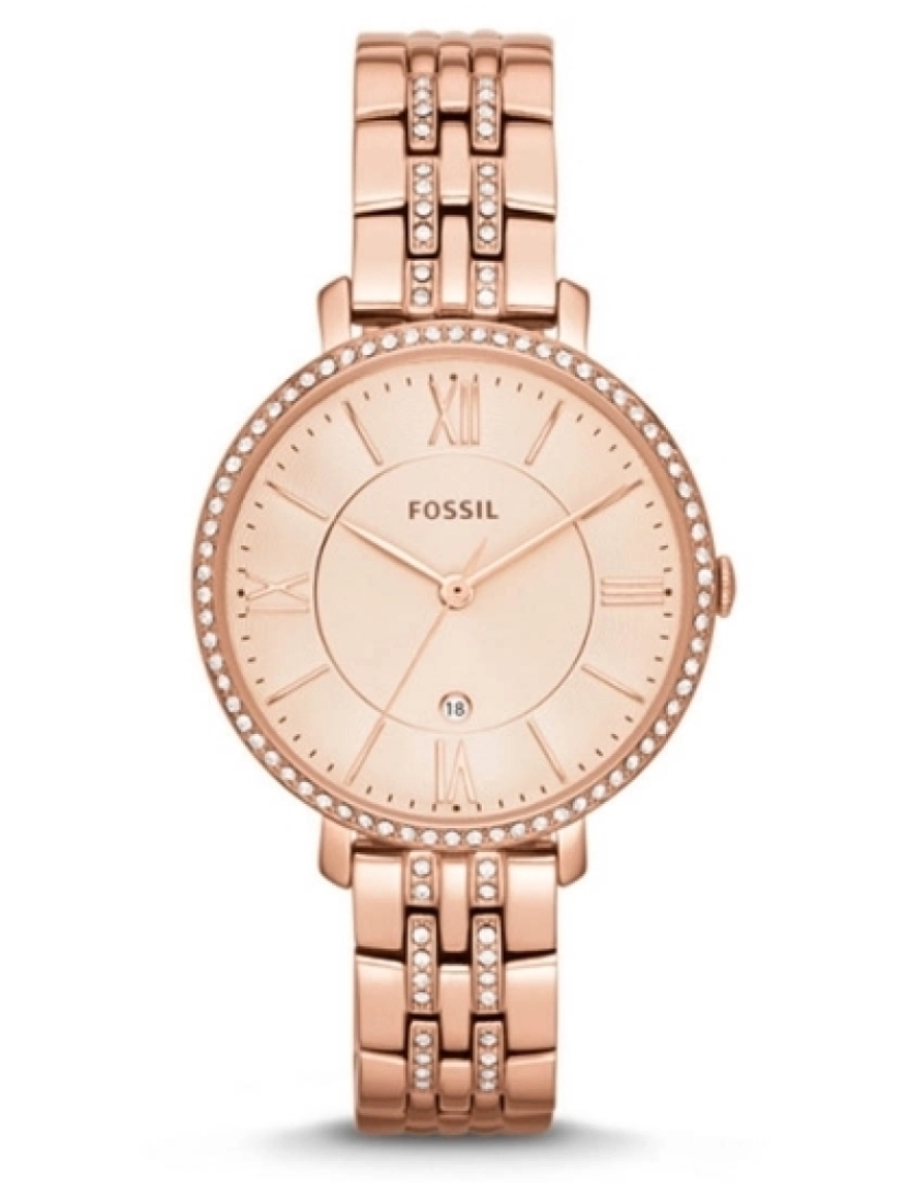 Fossil - Relógio Fossil Jaqueline Dourado Rosa