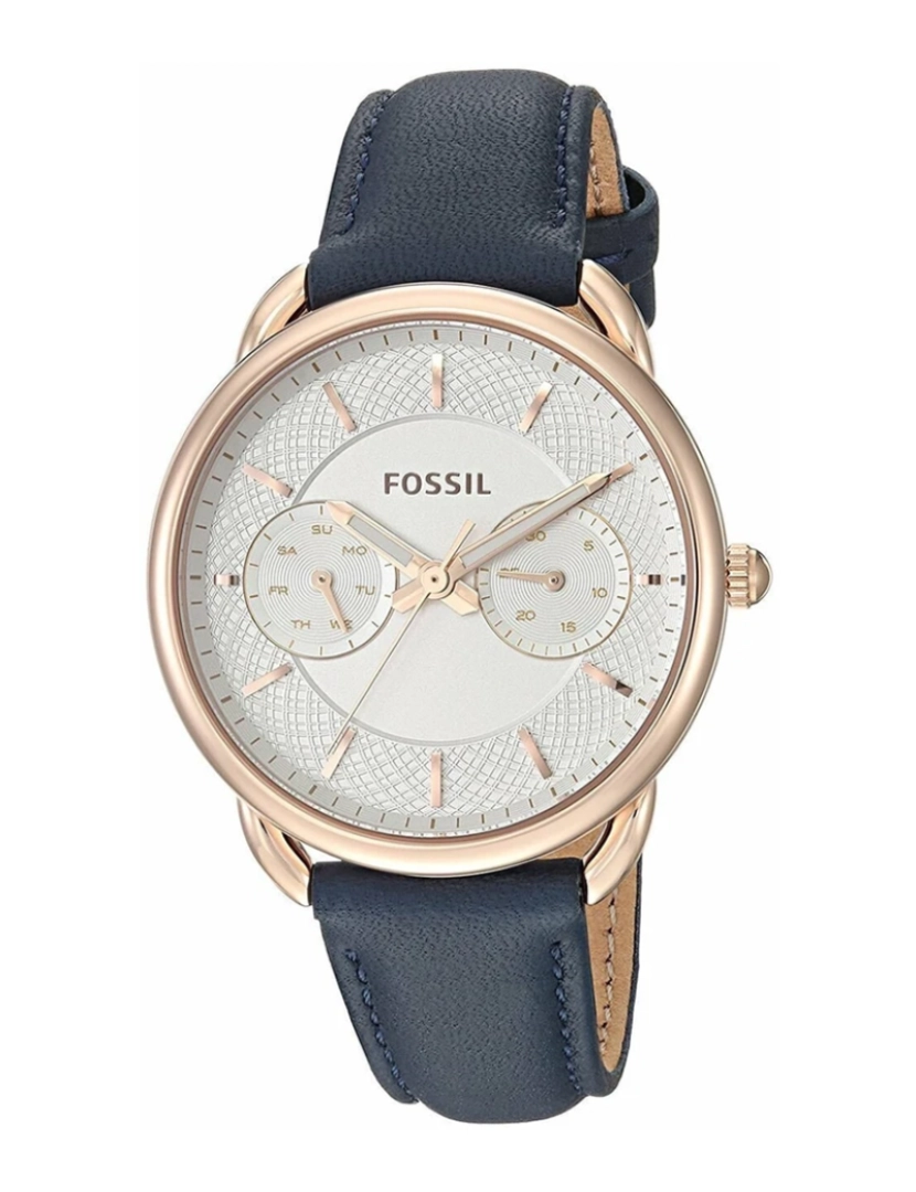 Fossil - Relógio Senhora Rose Gold e Azul