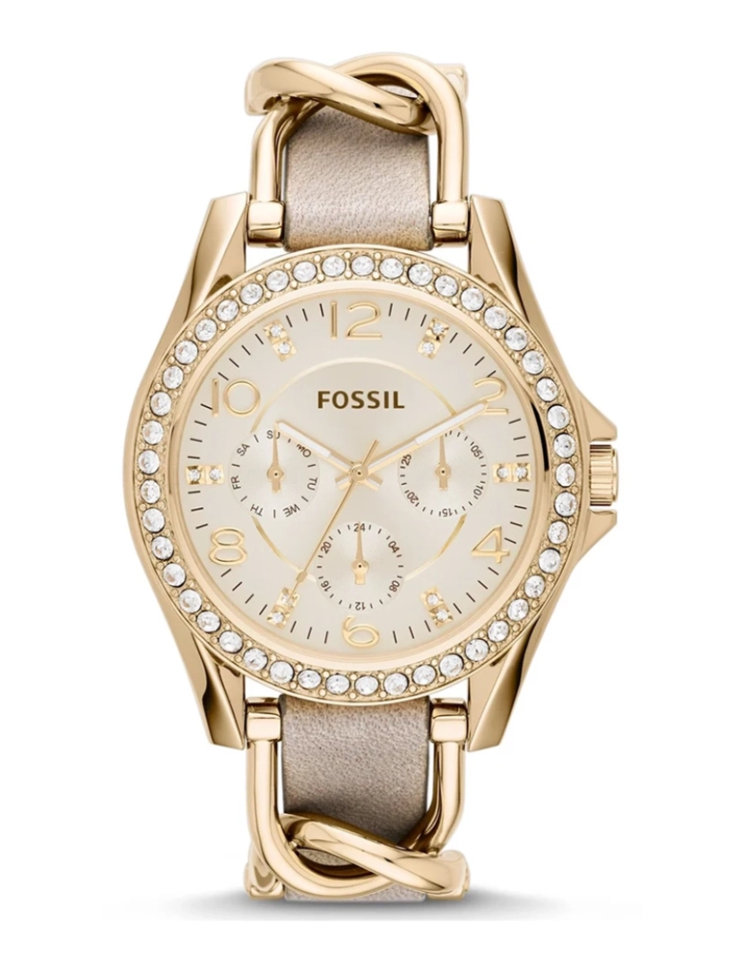 Fossil - Relógio Senhora Dourado