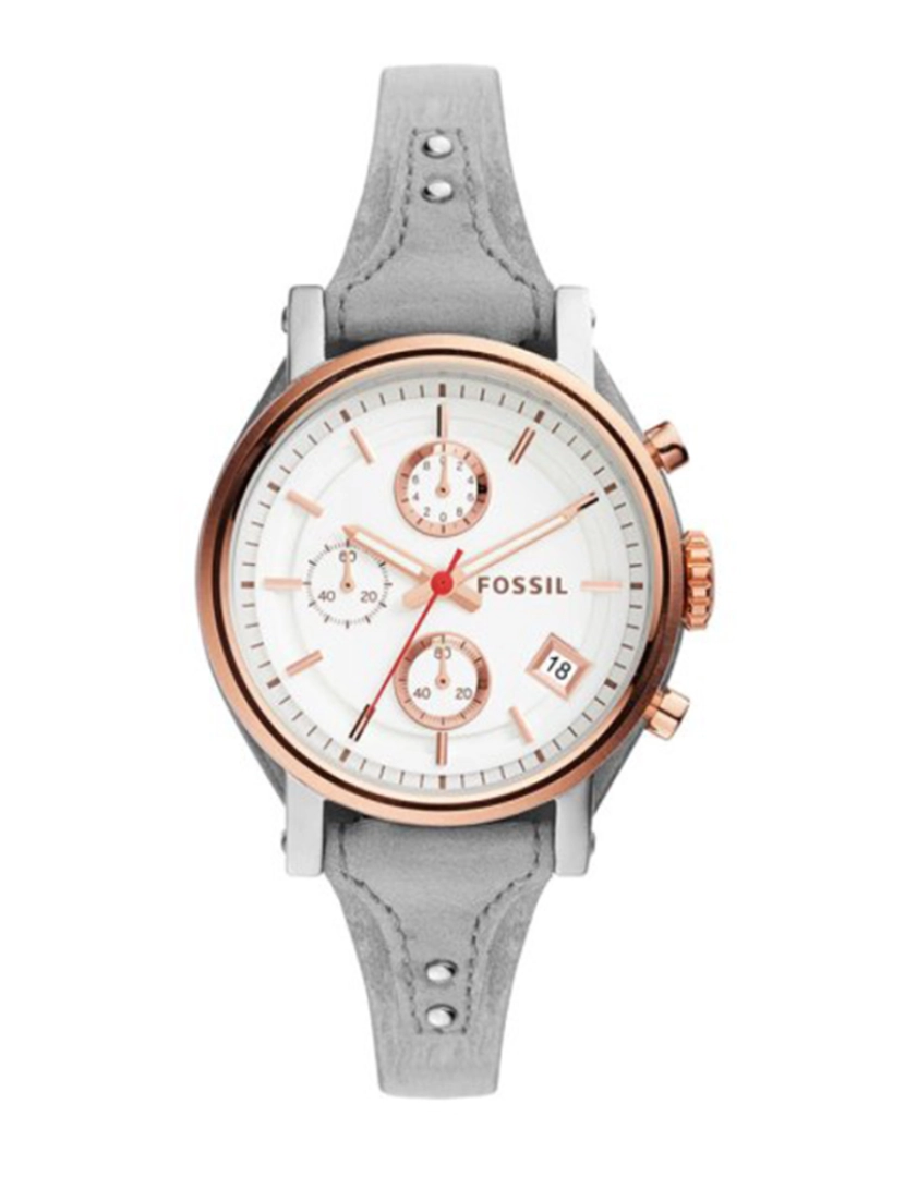 Fossil - Relógio Senhora Rose Gold e Cinza