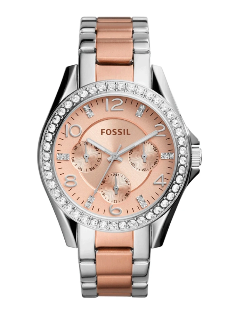 Fossil - Relógio Senhora Prateado