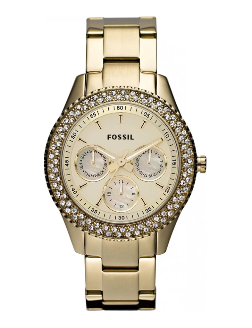 Fossil - Relógio Senhora Dourado