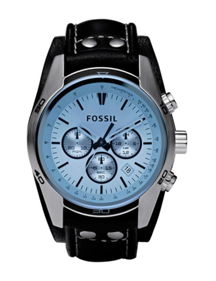 Fossil - Relógio Senhora Preto e Azul