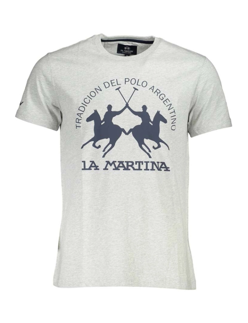 La Martina - T-Shirt Homem Cinza