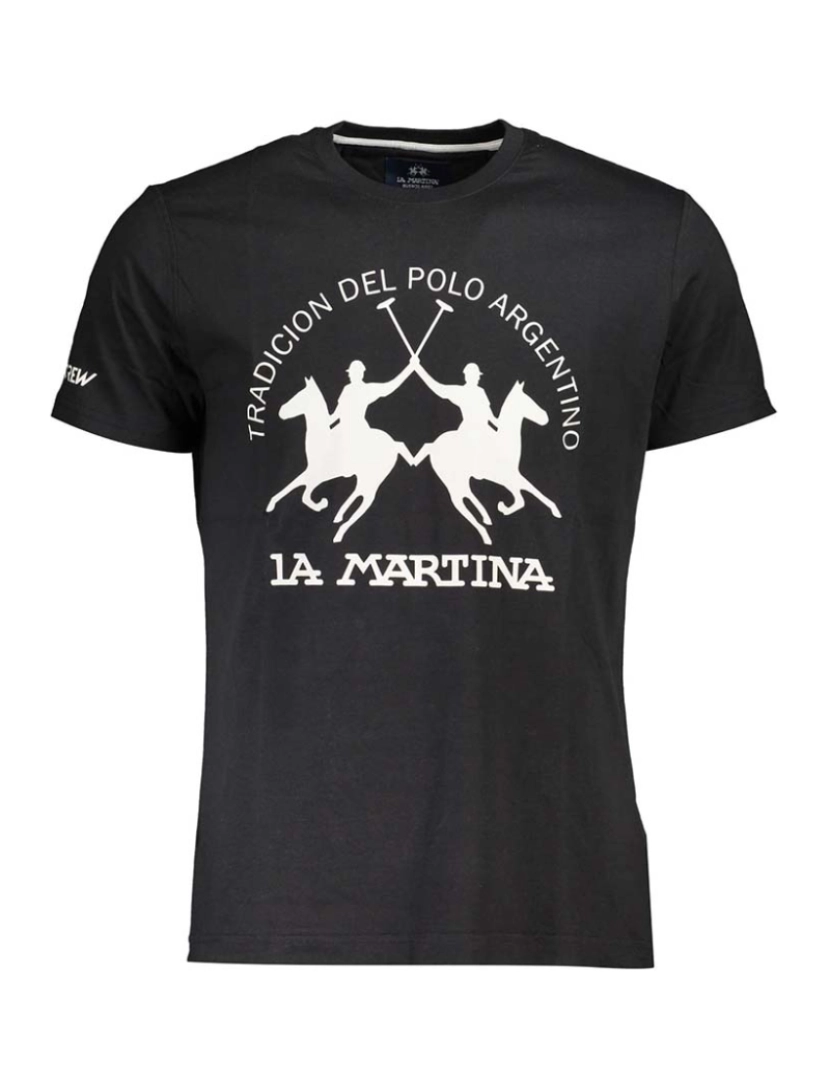 La Martina - T-Shirt Homem Preto