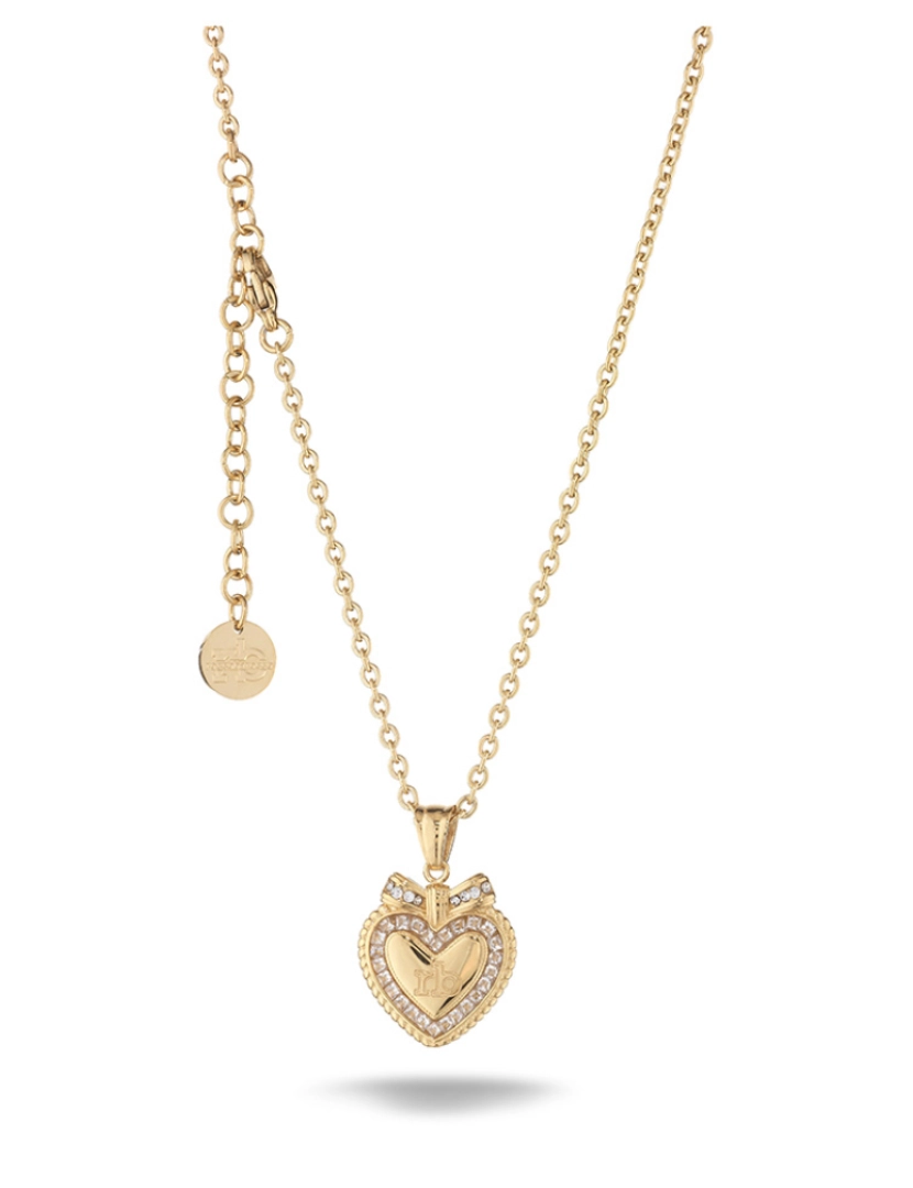 Roccobarocco - Colar Dourado Sacred Heart 