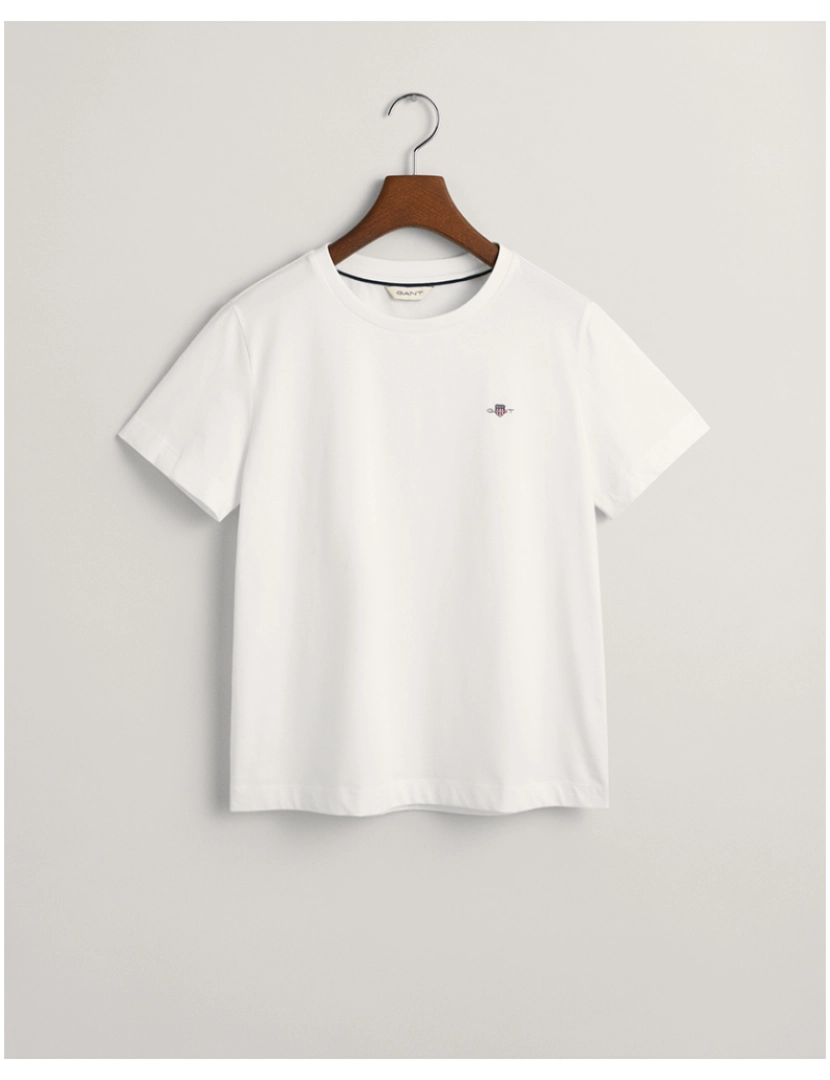 Gant - T-Shirt de Senhora  Branco