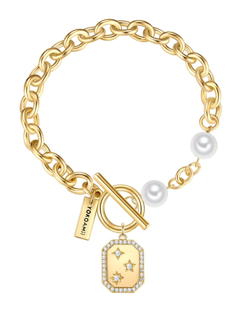 Yokoamii - Bracelete de Senhora Dourado