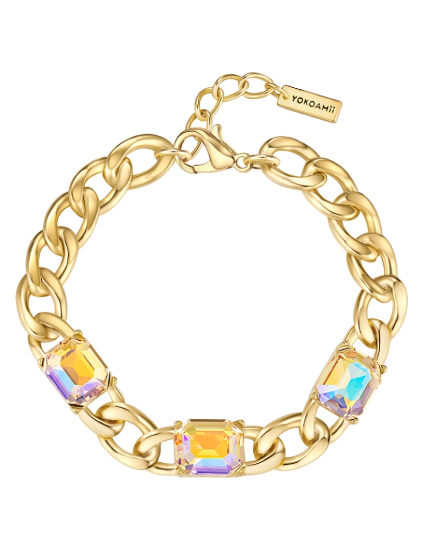 Yokoamii - Bracelete de Senhora Dourado