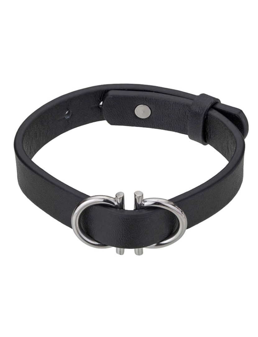 Philip Blanc - Pulseira Christian  Homem Preto e Prateado