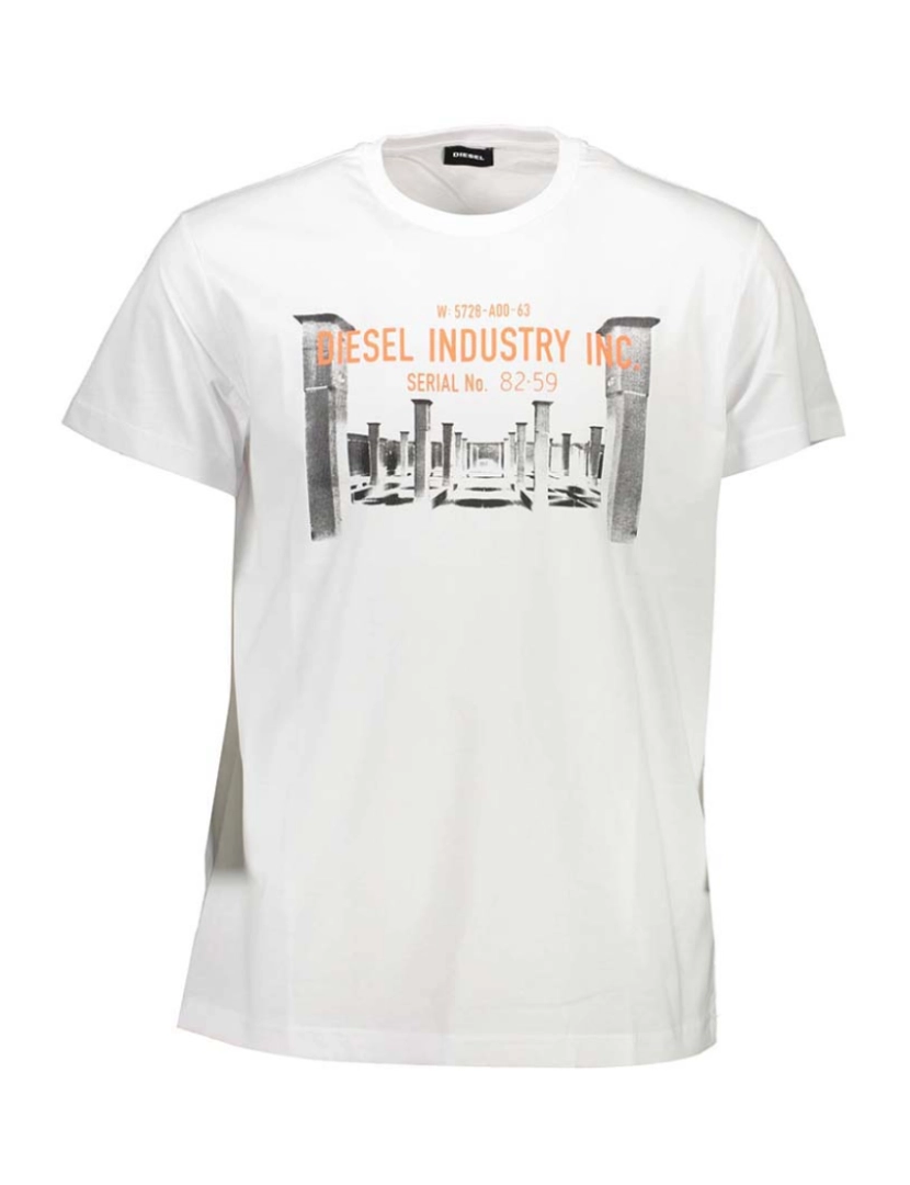 Diesel - T-Shirt Homem Branco