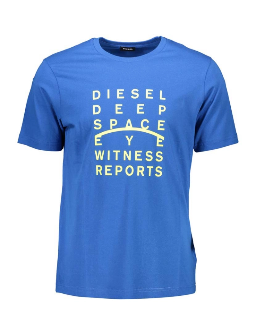 Diesel - T-Shirt Homem Azul