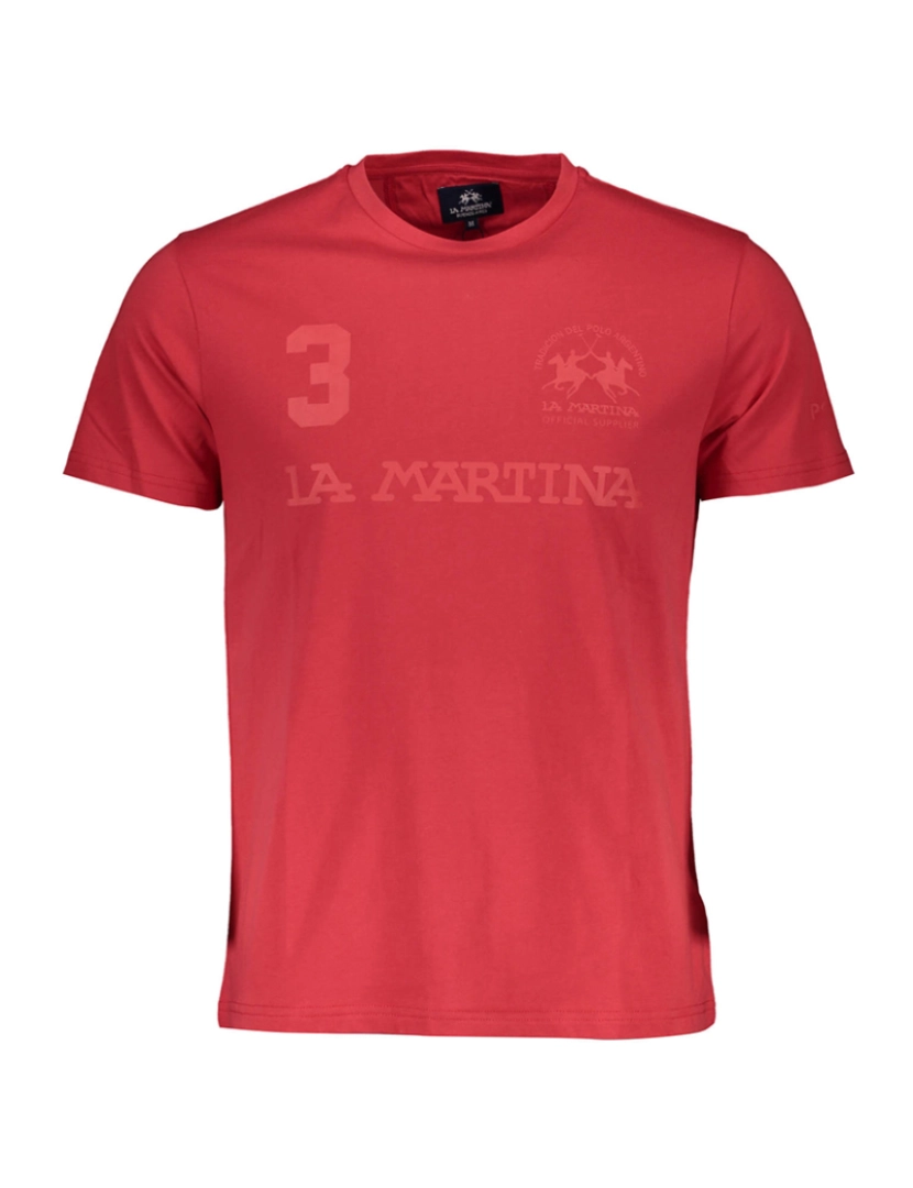 La Martina - T-Shirt  Homem Vermelho