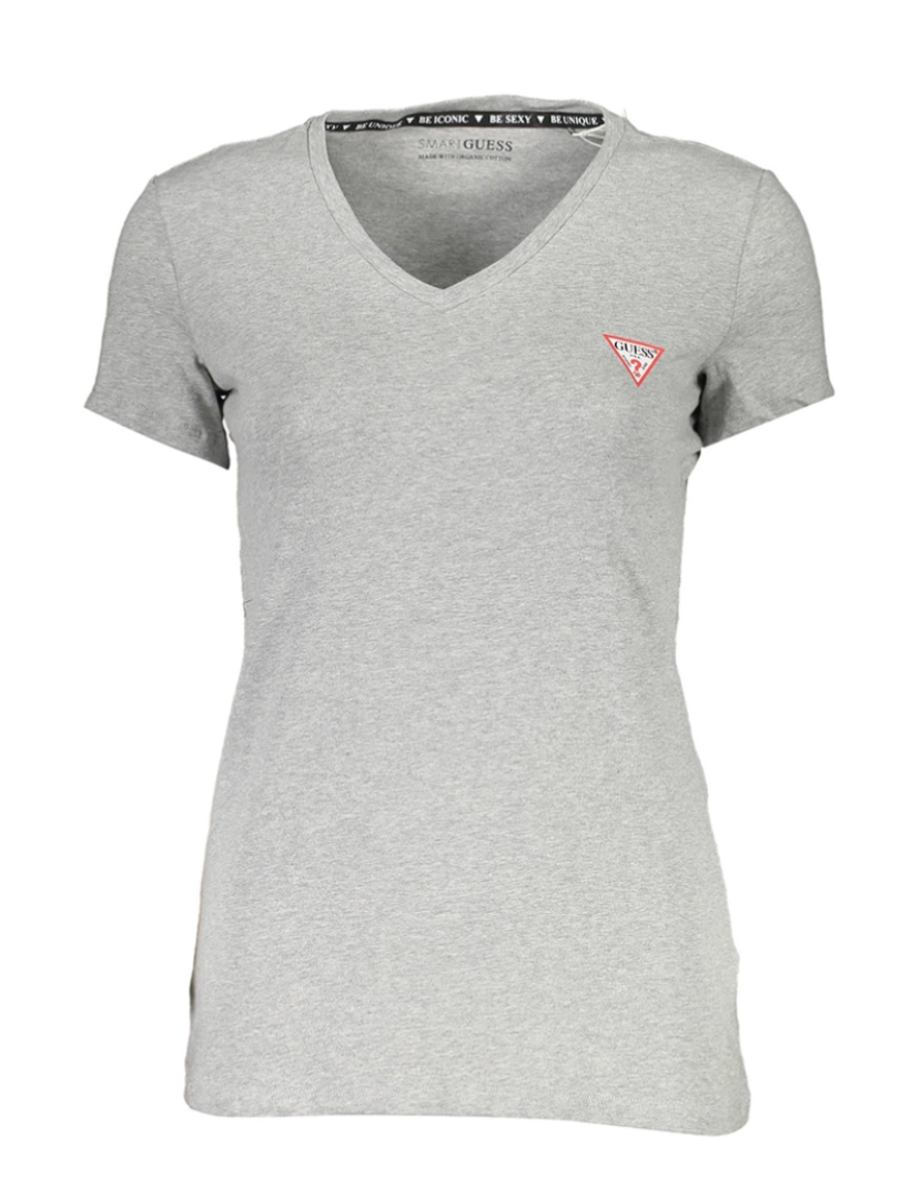 Guess Jeans - T-Shirt M. Curta Senhora Cinza