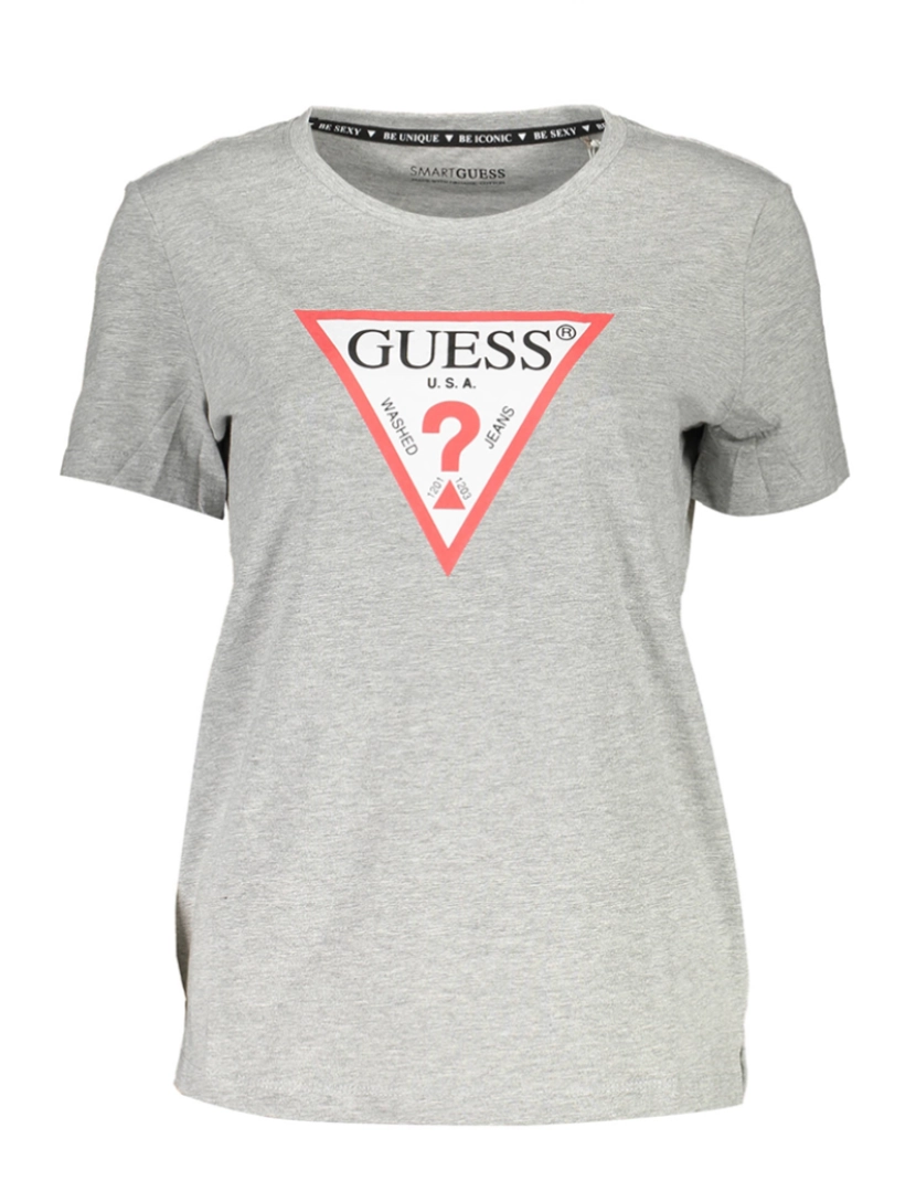 Guess Jeans - T-Shirt M. Curta Senhora Cinza