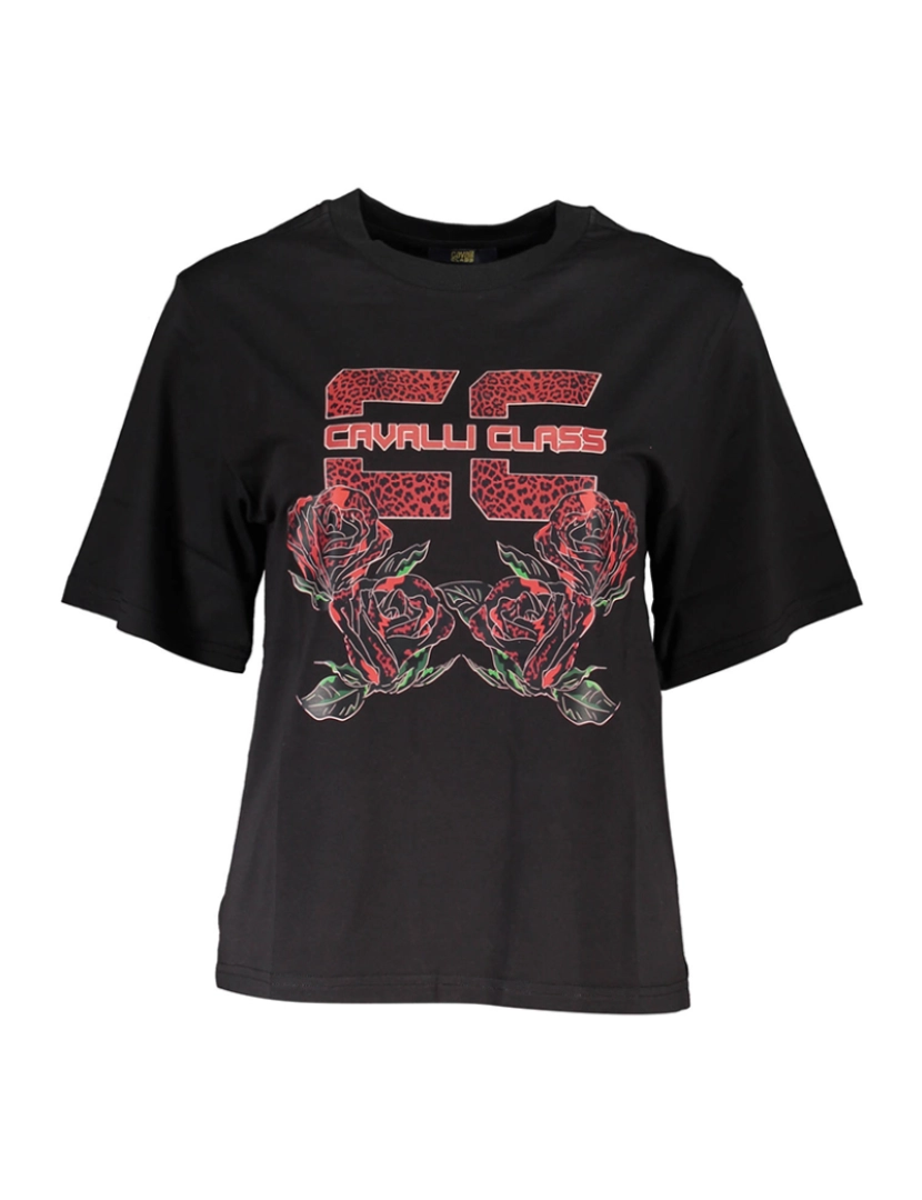 Cavalli Class - T-Shirt Senhora Preto