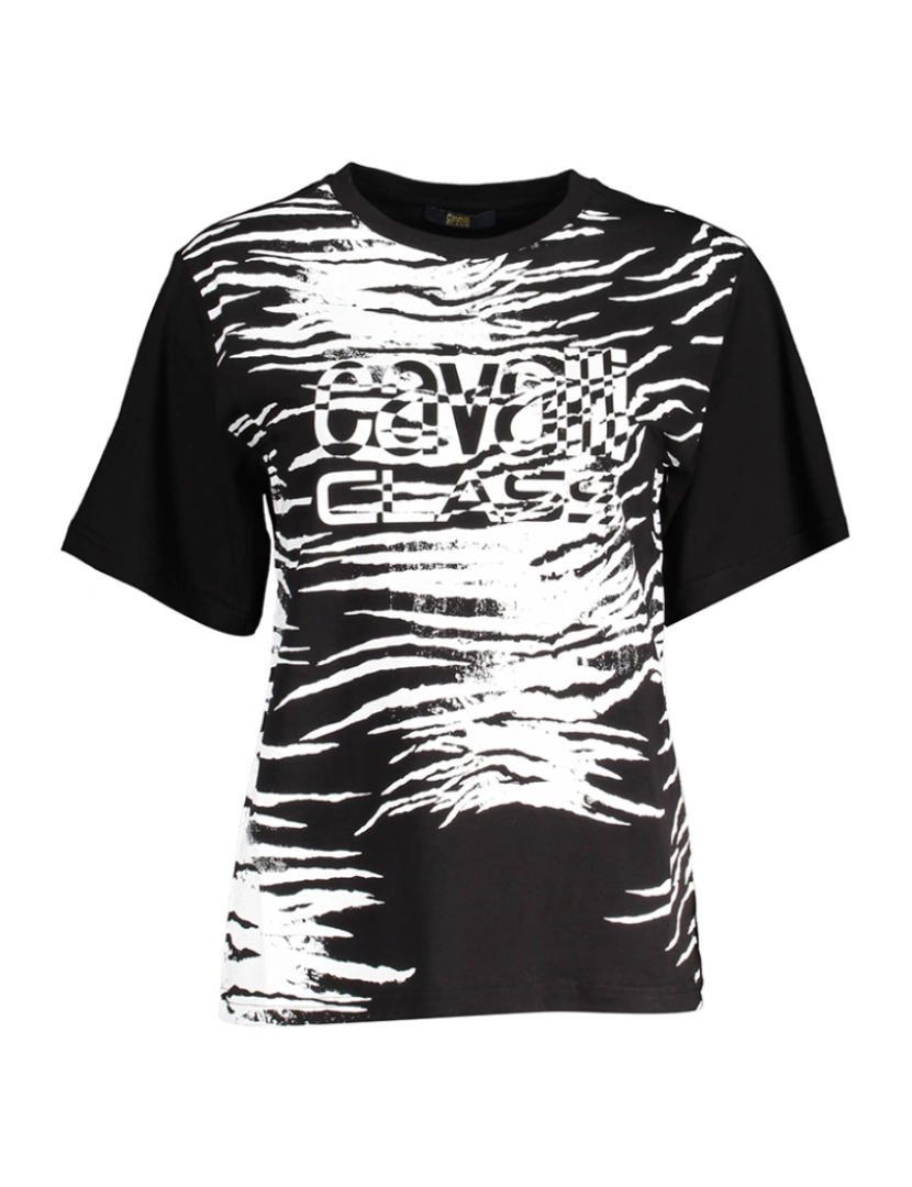 Cavalli Class - T-Shirt Senhora Preto