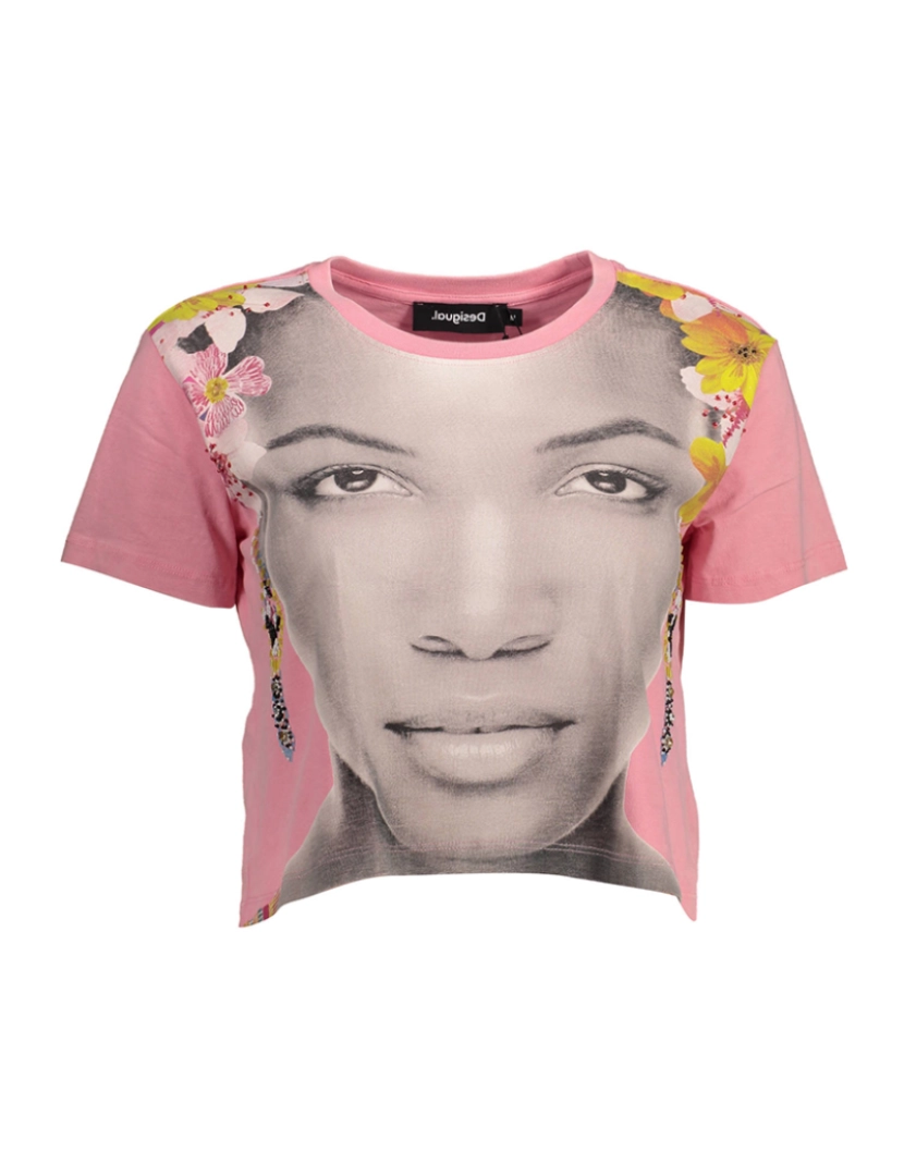 Desigual - T-Shirt Senhora Rosa 