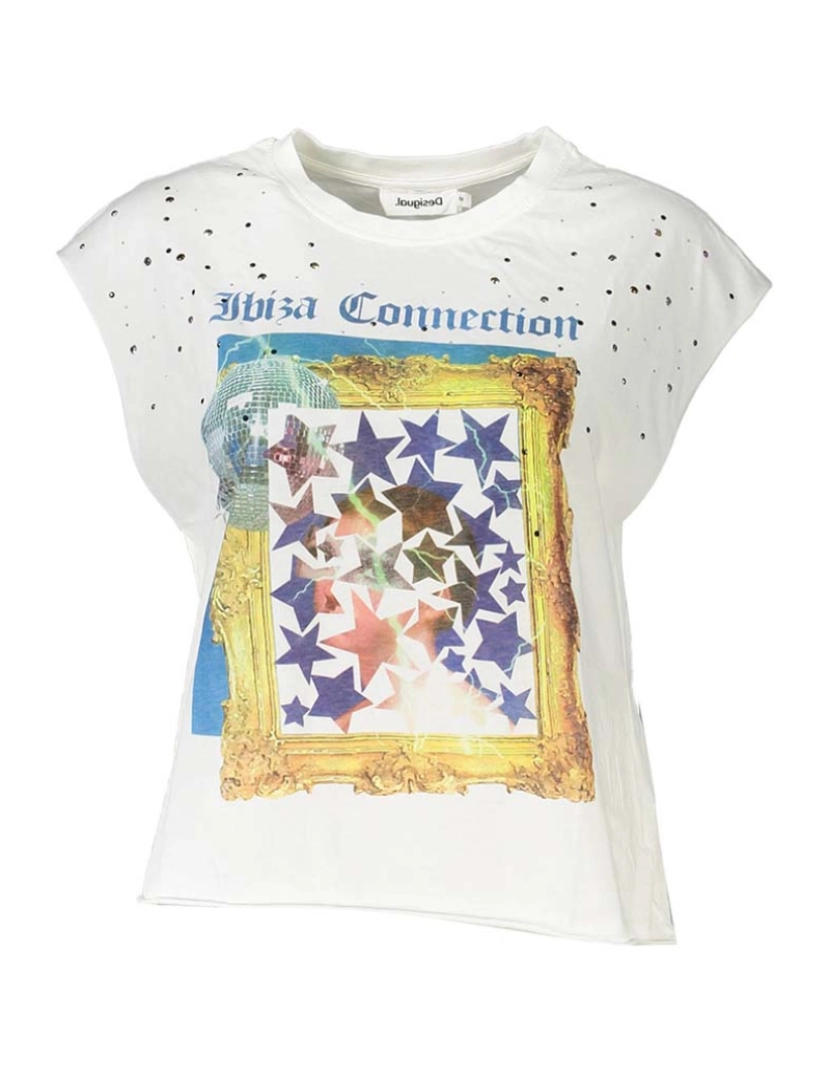 Desigual - T-Shirt Senhora Branco