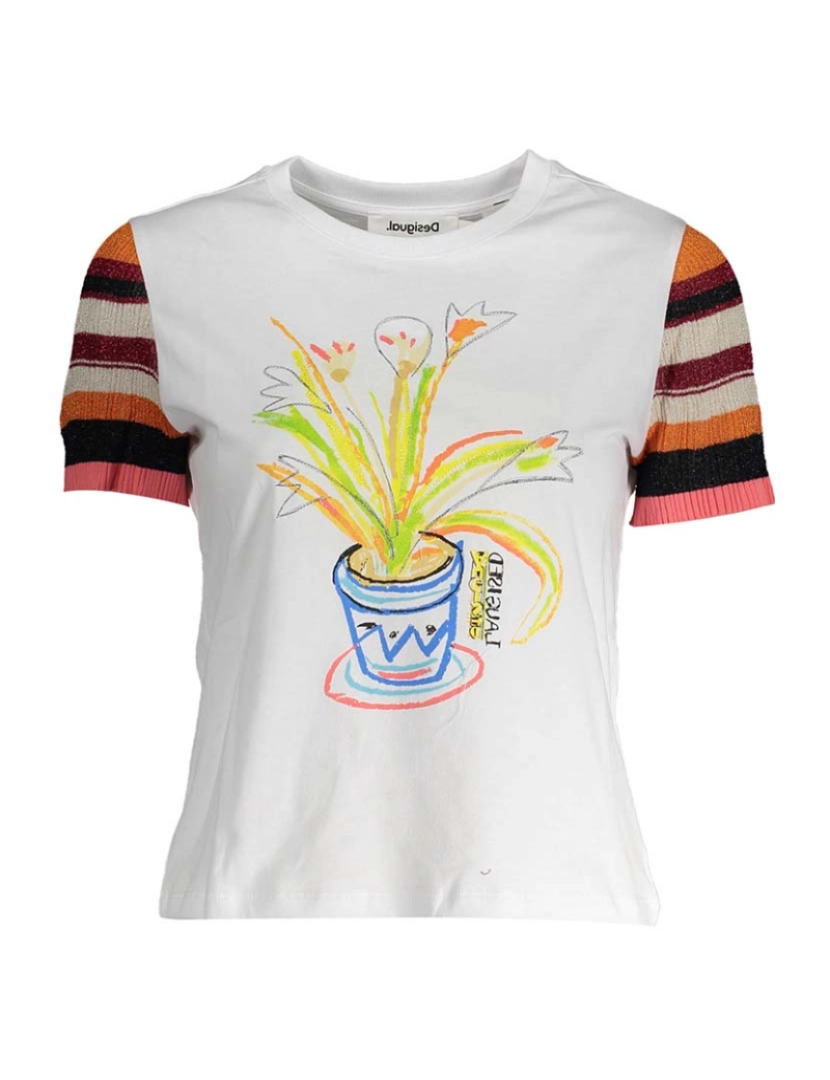 Desigual - T-Shirt Senhora Branco