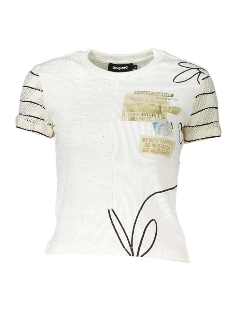 Desigual - T-Shirt Senhora Branco