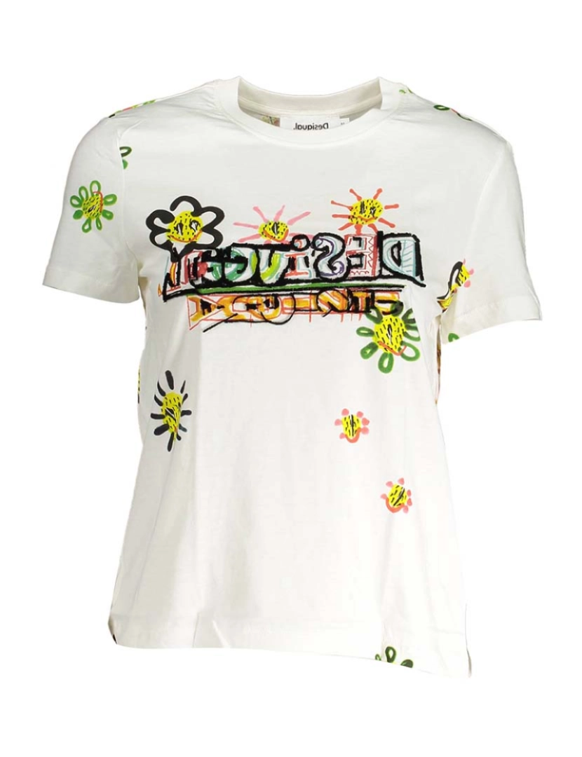 Desigual - T-Shirt Senhora Branco