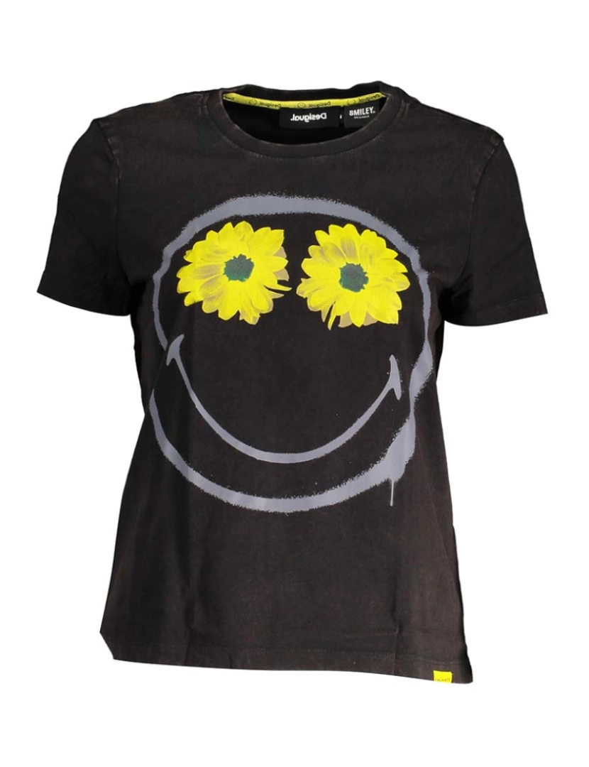 Desigual - T-Shirt Senhora Preto