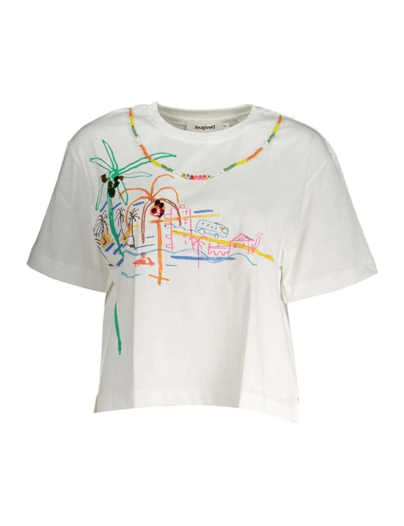 Desigual - T-Shirt Senhora Branco