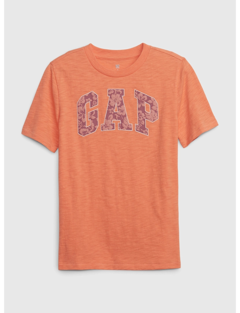 GAP - T-Shirt Rapaz Laranja