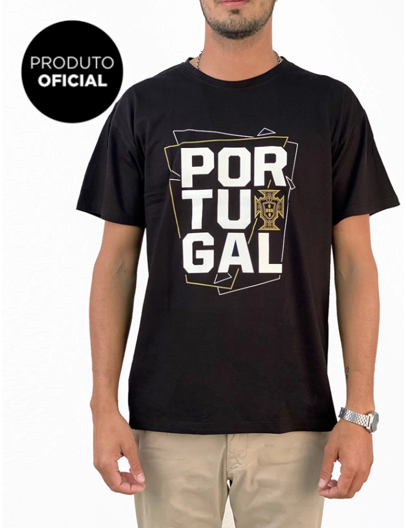 Portugal - T-shirt FPF PORT TU GAL c/ Logo