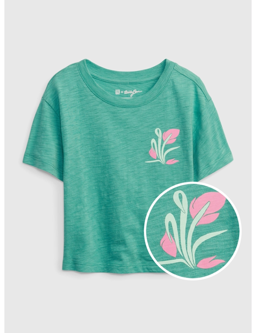 GAP - T-Shirt Criança Verde