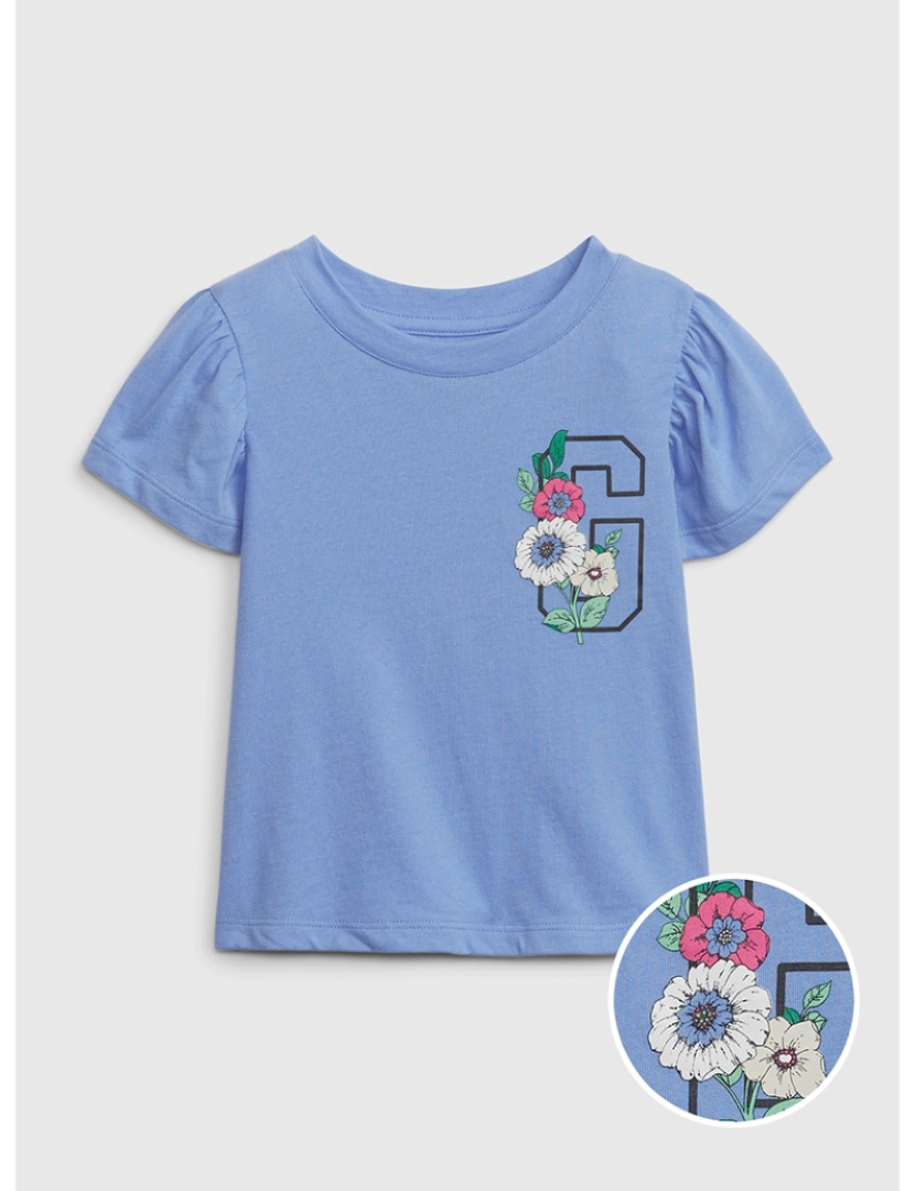 GAP - T-Shirt Criança Azul