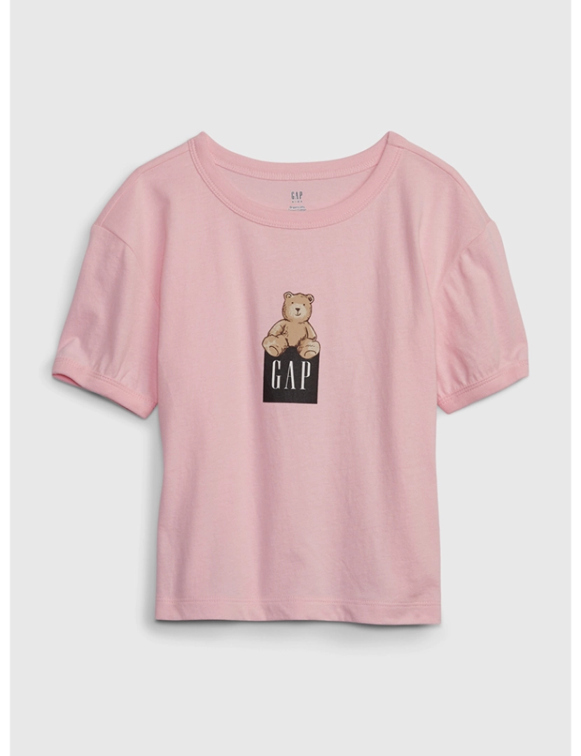 GAP - T-Shirt Rapariga Rosa