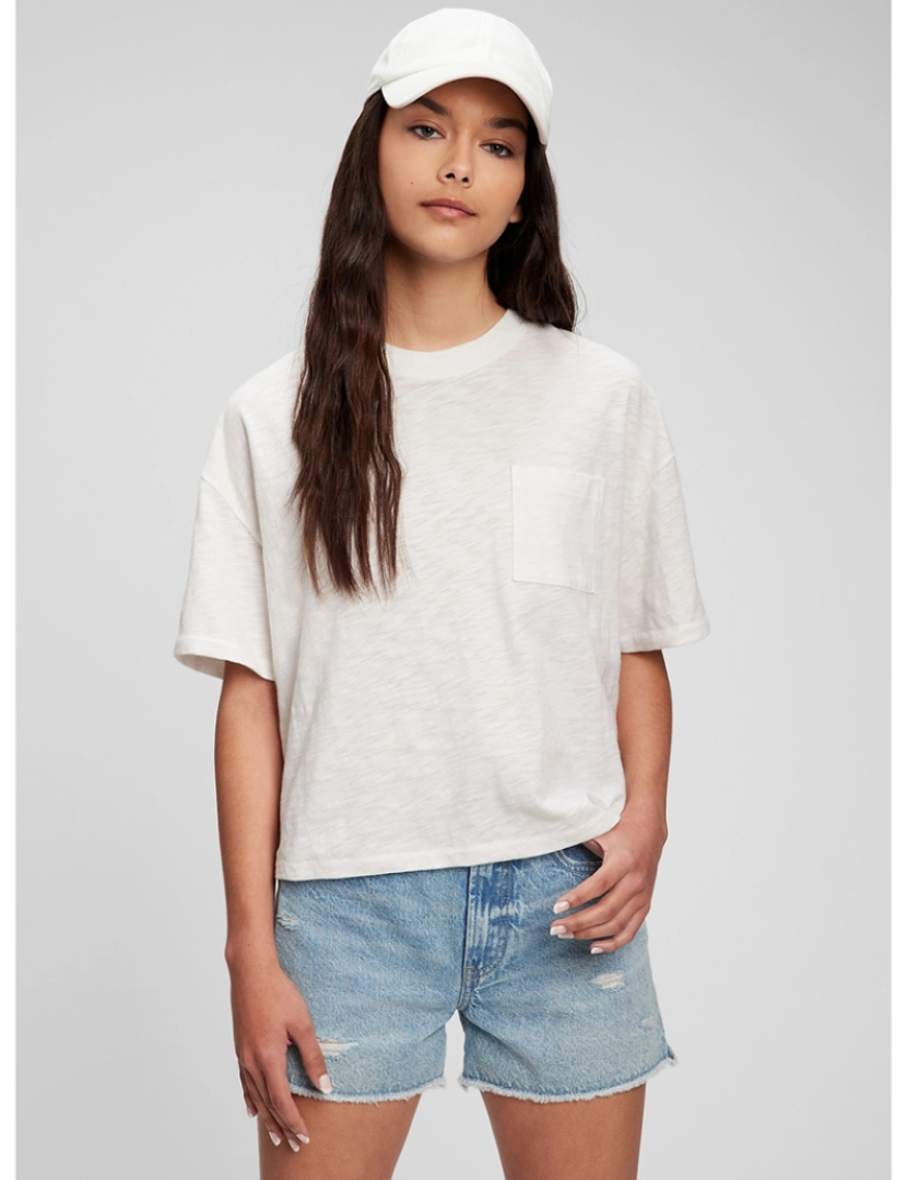 GAP - T-Shirt Rapariga Branco