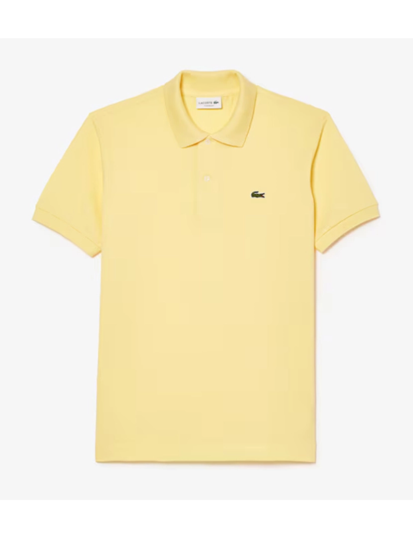 Lacoste - Polo Manga Curta Amarelo