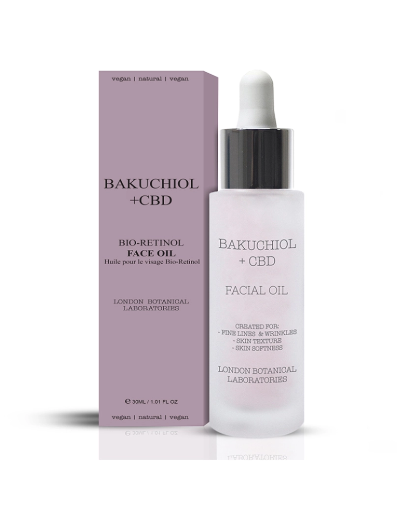 London Botanical Laboratories - Óleo Facial Bakuchiol + CBD 30ml