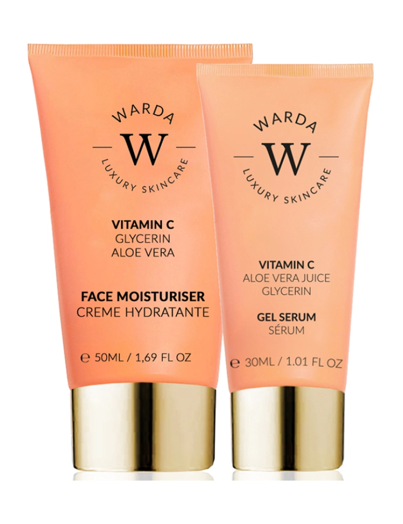 Warda Skincare - HIDRATANTE SKIN GLOW BOOST VITAMIN C 50ml + SÉRUM SKIN GLOW BOOST VITAMIN C 30ml