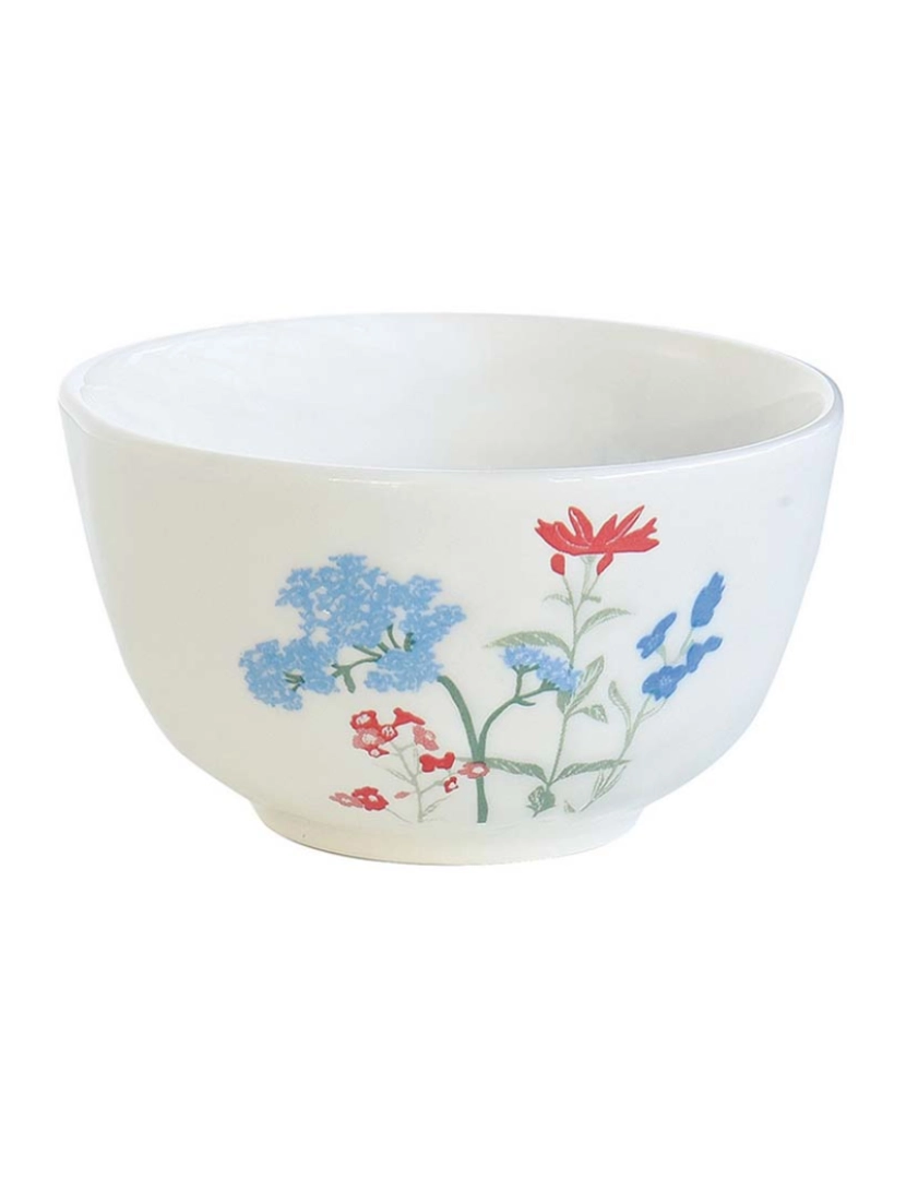 EasyLife - 6 Tigelas De Porcelana Ø 11 Cm Mille Fleurs Azul