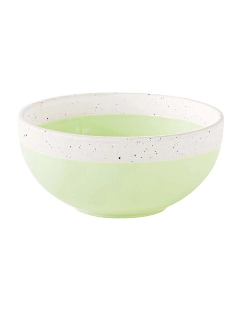 EasyLife - Conjunto 6 Taças De Porcelana Dia. 9,5Cm Pastel E Verde Tendência