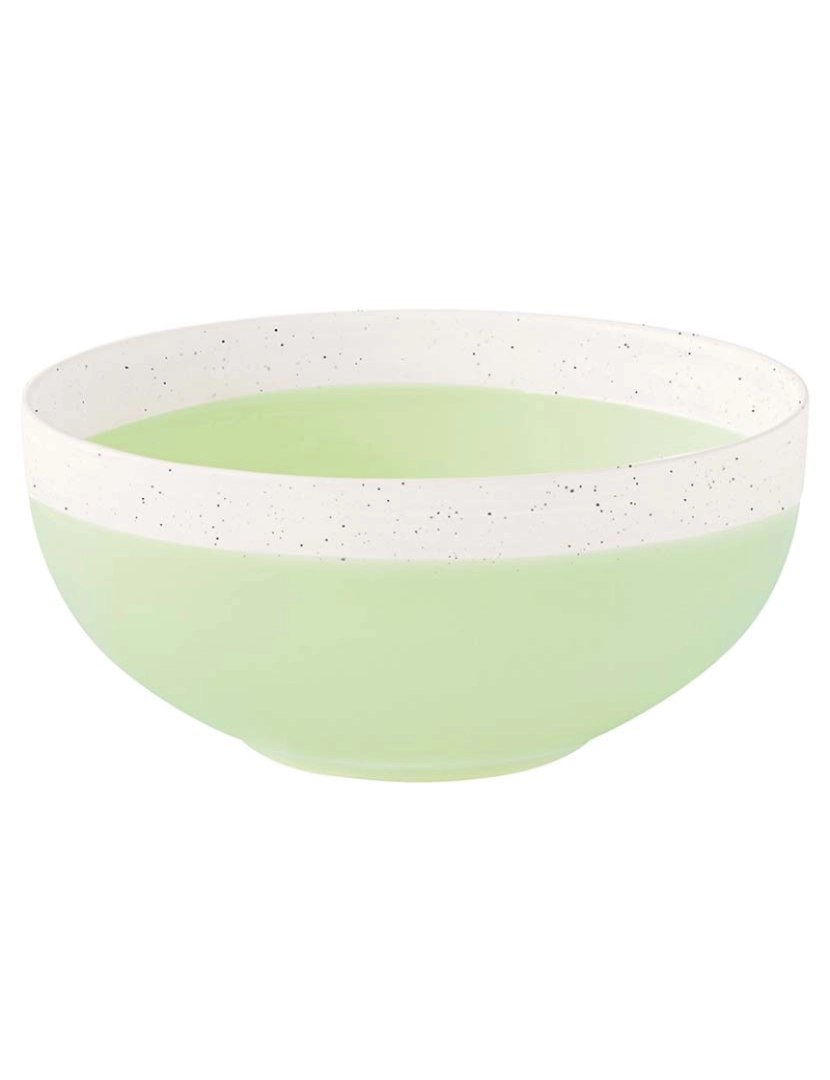 EasyLife - Conjunto 4 Taças De Porcelana Dia. 15Cm Pastel & Verde Tendência