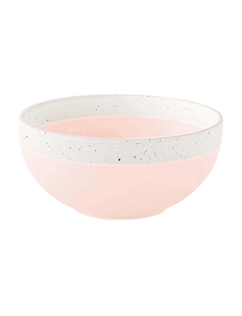 EasyLife - Conjunto 6 Taças De Porcelana Dia. 9,5Cm Pastel & Rosa Tendência