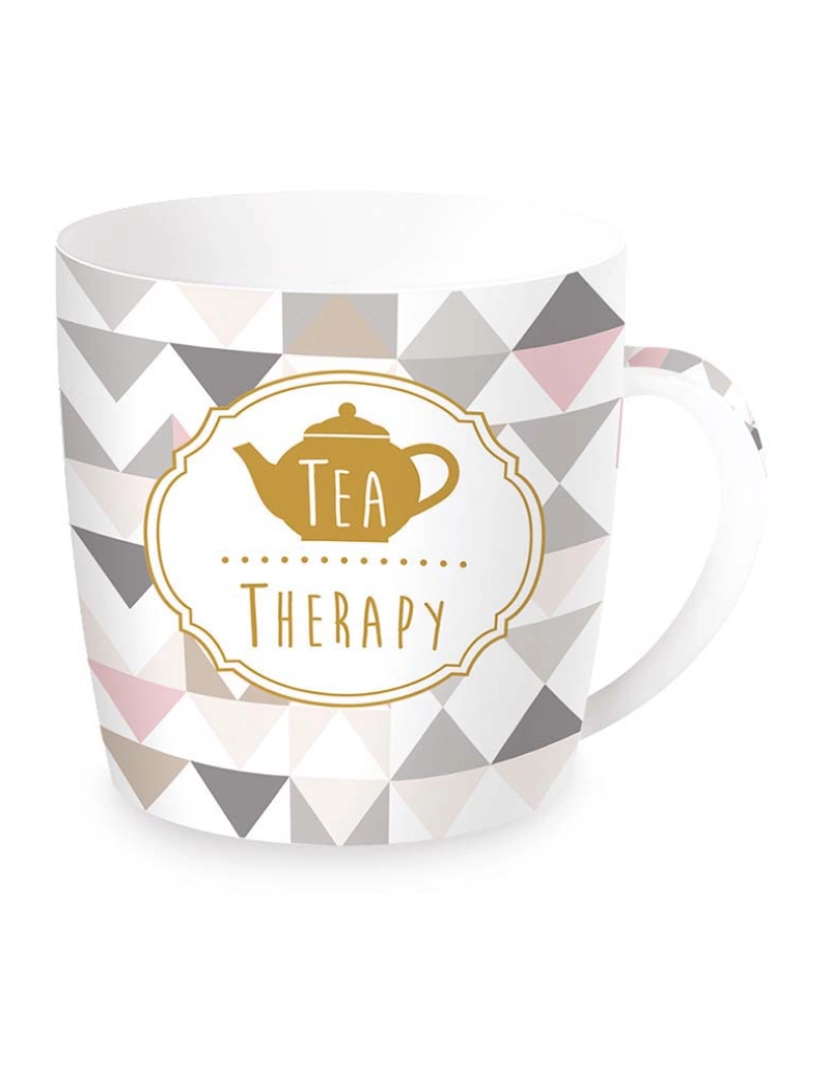 EasyLife - Caneca De Porcelana 350 Ml Em Caixa De Lata Tea Therapy