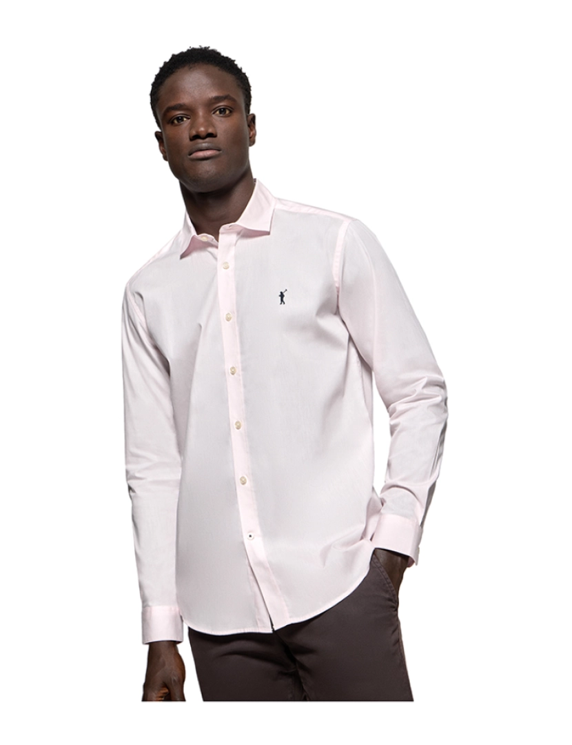 Polo Club - Camisa de Homem Rosa