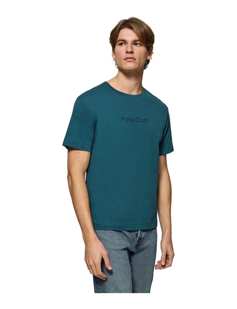 Polo Club - T-Shirt de Homem  Azul