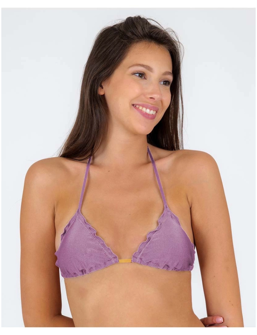 Rio de Sol - Top Biquíni Shimmer Harmonia Roxo