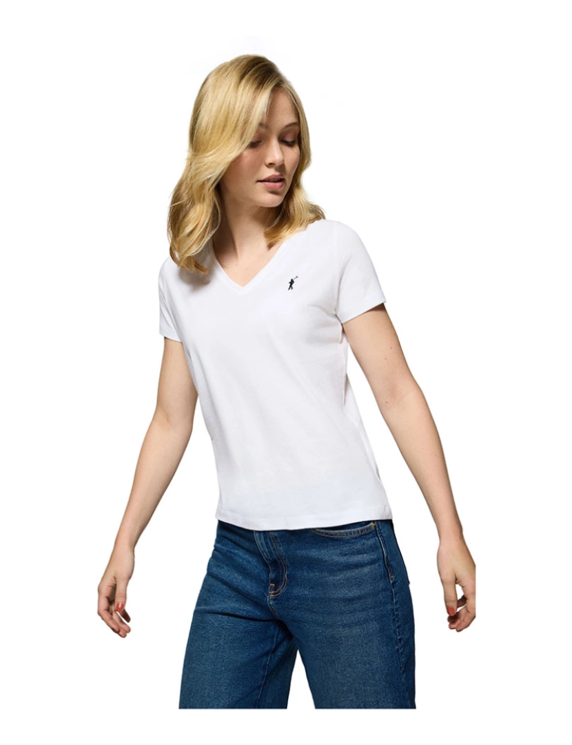 Polo Club - T-Shirt de Senhora Branco